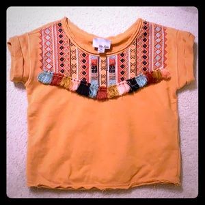 Anthropologie Valencia Embroidered Tassel